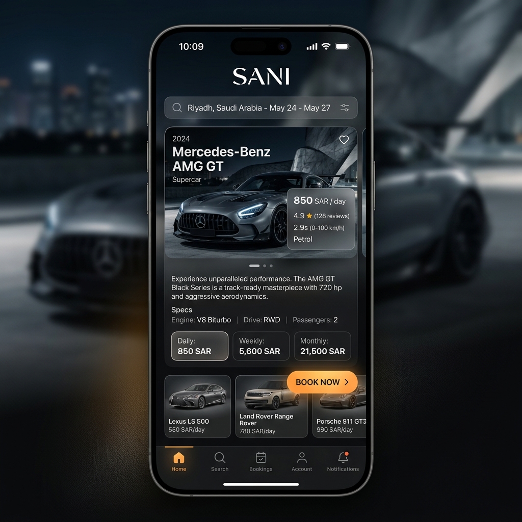 SANI App UI