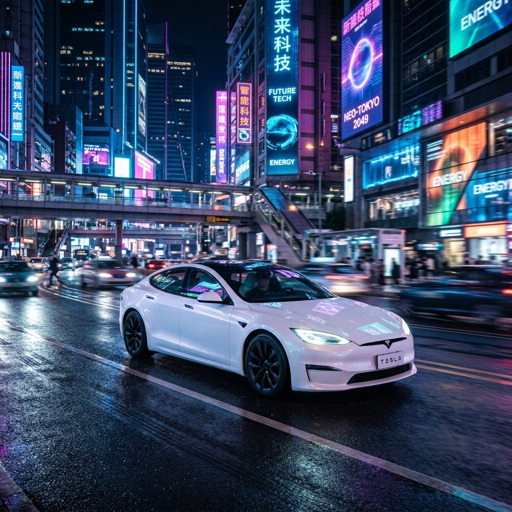 سيارة كهربائية حديثة